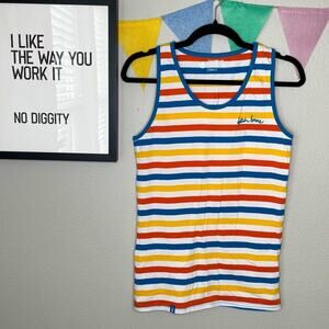 Dutch Bros Coffee Striped Tank | S